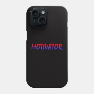 MOTIVATOR Red & Blue Phone Case