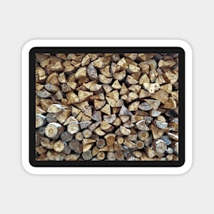 Wood pile Magnet