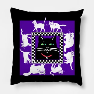 Cats, Cats and More Cats Pillow