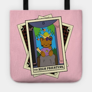 TAROT CARDS DECK | THE HIGH PRIESTESS. | FORTUNE CAT Tote