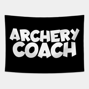 Archery coach Tapestry