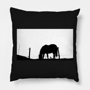 Le cheval et l'oiseau Pillow