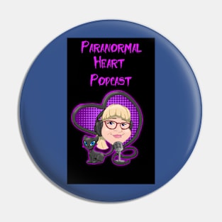 Paranormal Heart Podcast Logo Pin