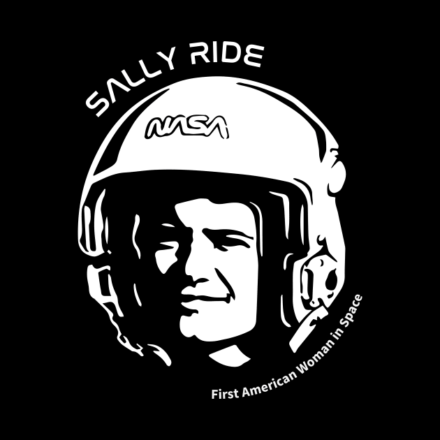 Women in Space: Sally Ride by photon_illustration