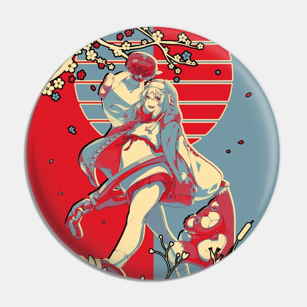 Bridget Guilty Gear Strive Pin by BlueRoyalTiger