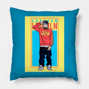 Lincoln Hip Hop Star Pillow