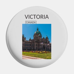 Victoria British Columbia Capital City Canada Souvenir Gift for Canadian Citizens T-shirt Apparel Mug Notebook Tote Pillow Sticker Magnet Pin