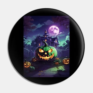 Halloween Anime Style Pin