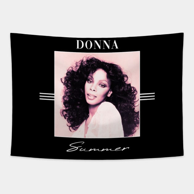 Donna Summer /// Retro colors Tapestry by DoctorBlue