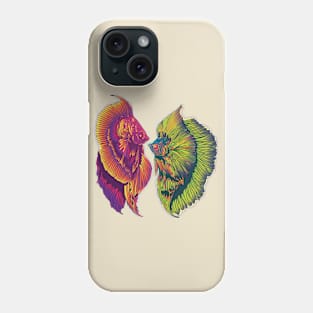 Betta Fishes are in Fighting mood Phone Case