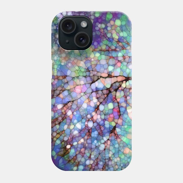 Winter storm tree Phone Case by redwitchart