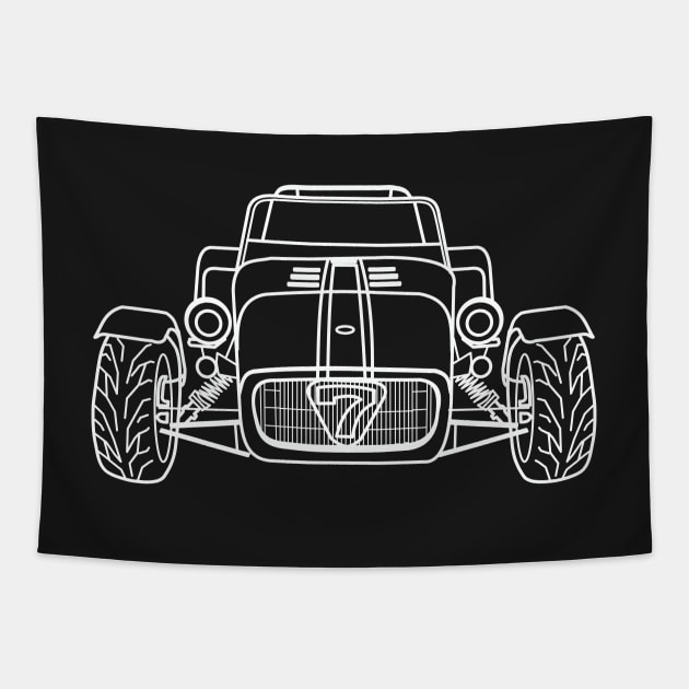 Caterham Super 7 Tapestry by Aurealis