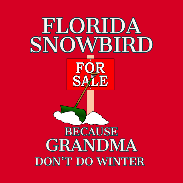 Florida Snowbird GRANDMA Don't Do WINTER by ScottyGaaDo