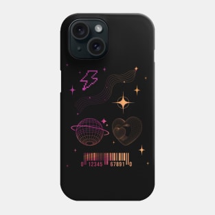 Aesthetic Y2K Abstract geometry Phone Case