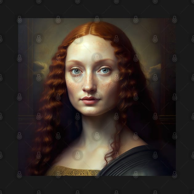 Ginger Mona Lisa by unrealartwork