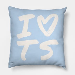 I heart TS Pillow