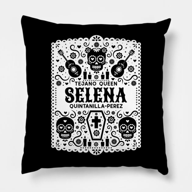 SELENA QUINTANILLA-PEREZ T-SHIRT Pillow by Cult Classics
