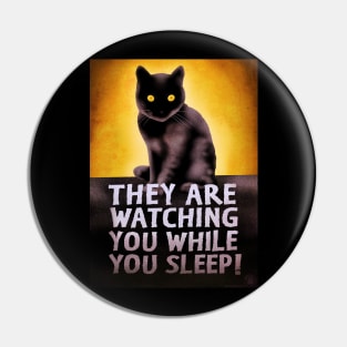 They Are Watching you Pin