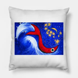 Starstruck Little Red Fish Pillow