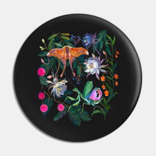 Mantis Cactus Flower Pin