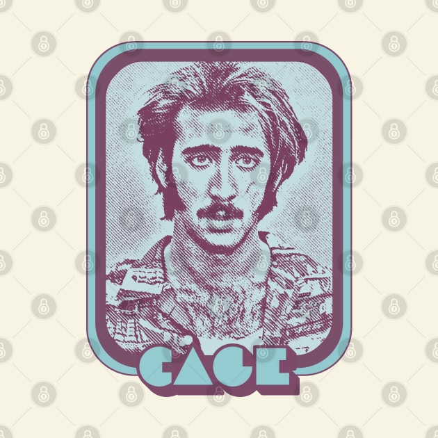 Nicolas Cage / Retro Style Fan Art Design by DankFutura