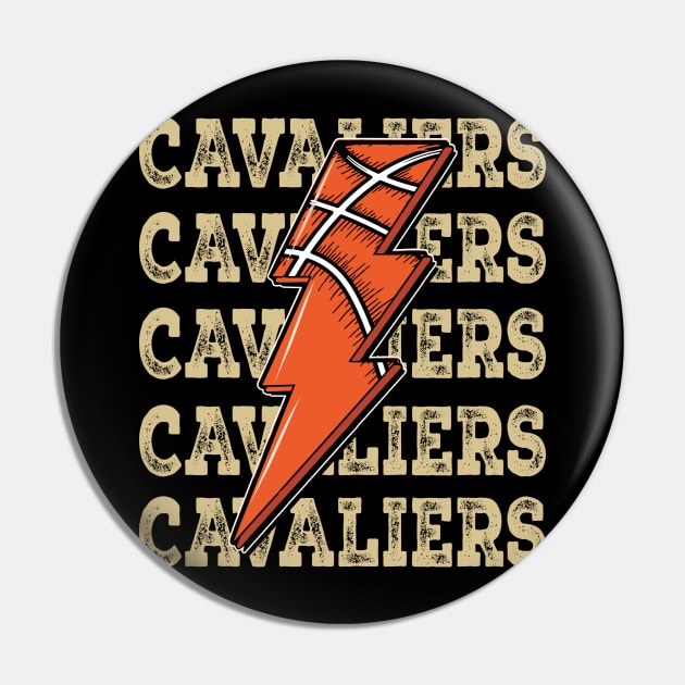 Funny Sports Cavaliers Proud Name Basketball Classic Pin by Irwin Bradtke