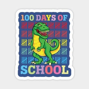 100 Days Of School Rawr Dinosaur Teacher Students Magnet