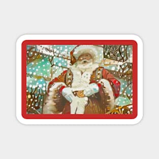 Department Store Santa Magnet