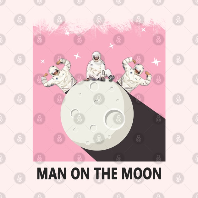 BTS Namjoon Man on the Moon by jinnohana