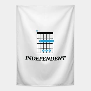 B Independent B Guitar Chord Tab Light Theme Tapestry