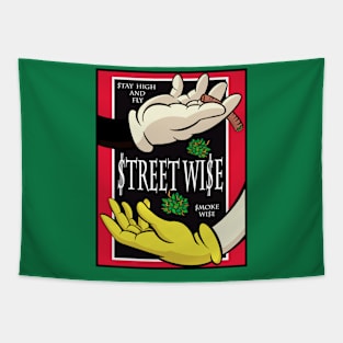 STREET WISE SMOKE WISE Tapestry