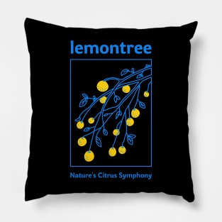 Lemon Tree Natures Citrus Symphony Pillow