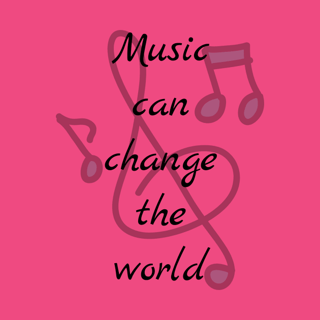 Music can change the world T-shirt by EndlessAP