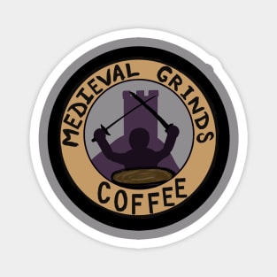 Medieval Grinds Coffee Magnet