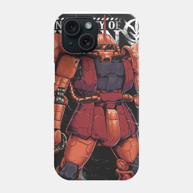 The Red Comet Phone Case by WahyudiArtwork