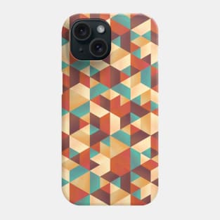 Desert Canyon at Dusk: Hex Pattern Phone Case