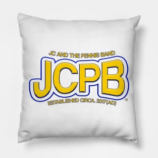 JCPB Letters Design - Blue and Yellow Pillow