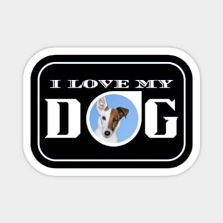 I Love My Dog Magnet