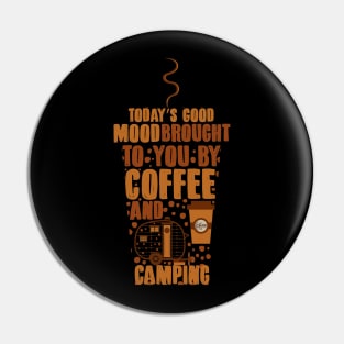 Camping Coffee Pin