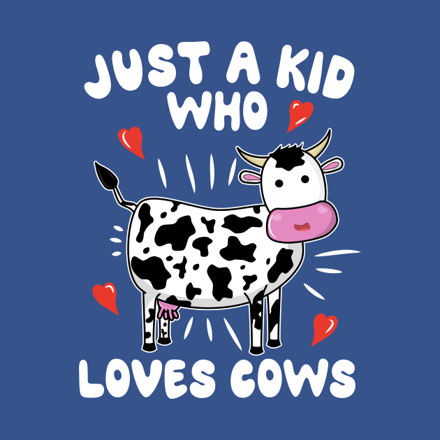Just A Kid Who Loves Cows by KawaiinDoodle