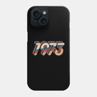 1973 - vintage retro 70s future b Phone Case