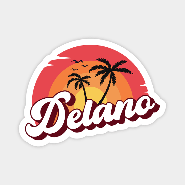 Delano California Magnet by kangaroo Studio