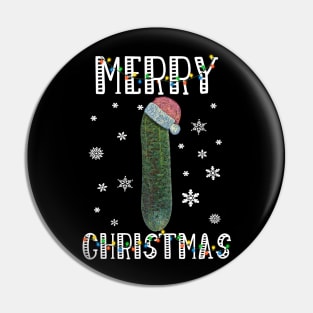 Santa Cucumber - Merry Christmas Pin