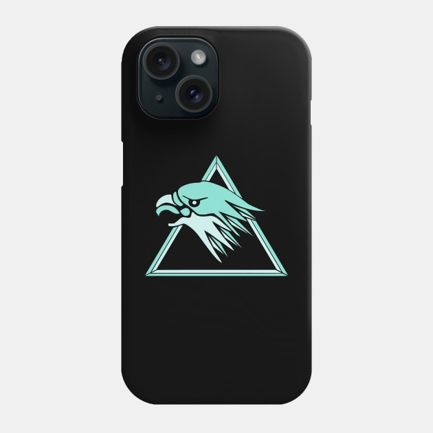 Tally Hawk in the logo for the 80's animated series, Silverhawks Phone Case by DaveLeonardo