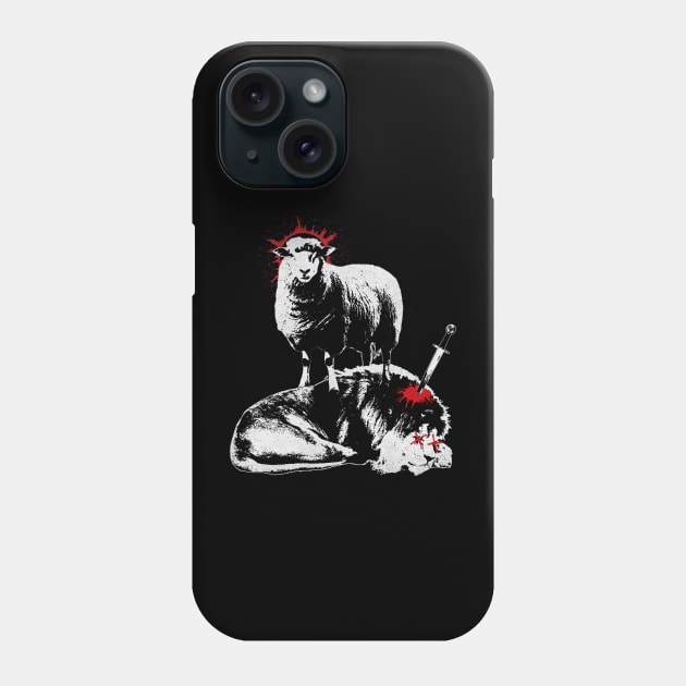 Sheep not Lions Phone Case by benjaminhbailey