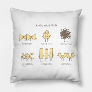 know your pasta Pillow