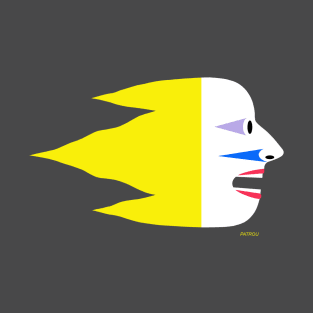 Flying Head - Yellow T-Shirt