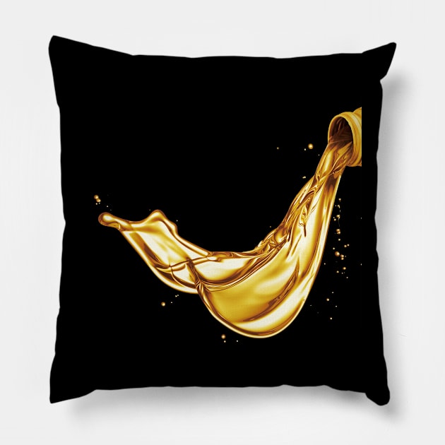 tha splash Pillow by MarkoShirt