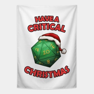 Have a Critical Christmas D20 Tapestry