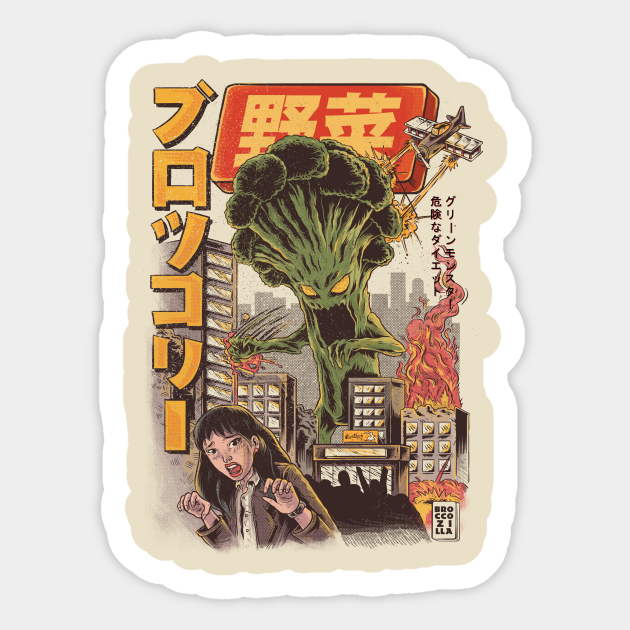 THE BROCCOZILLA - Kaiju - Sticker